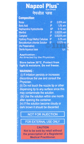 Napzol Plus Eye Drop image