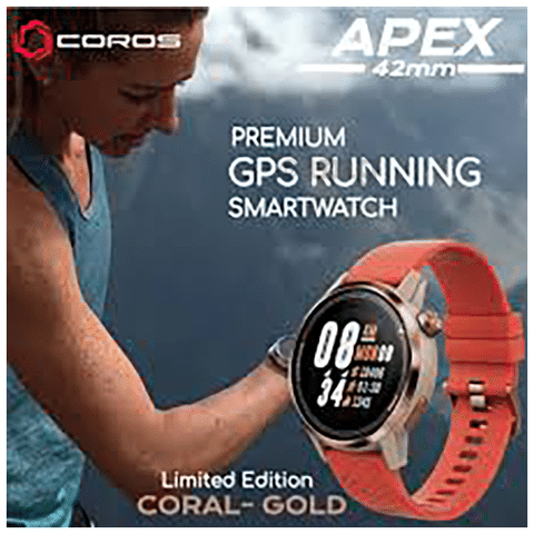 Coros Apex 42mm Wrist Smartwatch Coral Gold Buy box of 1.0 Unit