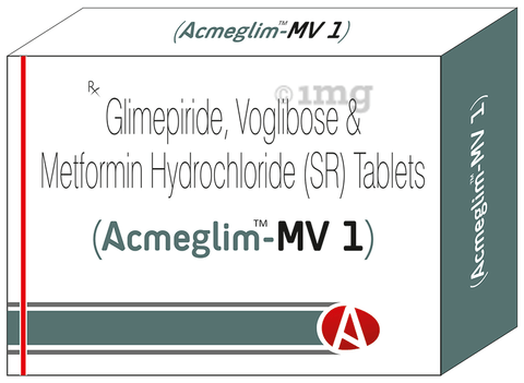 Acmeglim-MV 1 Tablet SR image Acmeglim-MV 1 Tablet SR image