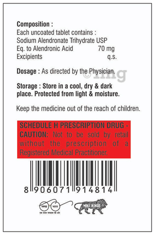 Alendate 70 Tablet image