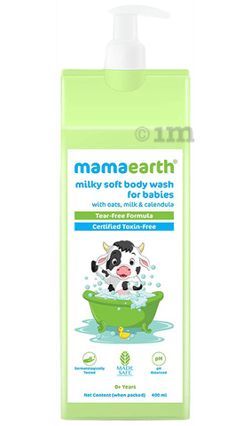 Mamaearth Milky Soft Body Wash for Babies: Buy pump bottle of