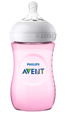 Philips Avent Natural Feeding Bottle (260ml Each) Pink: Buy box of 1.0  Feeding Bottle at best price in India