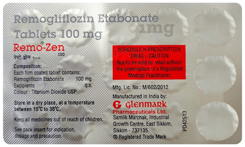 Remo-ZEN 100mg Tablet image
