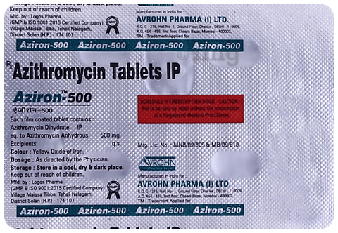 Aziron 500 Tablet image