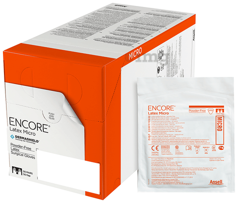 Ansell Encore Latex Micro Powder Free Surgical Glove Buy box