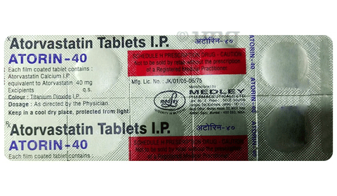 Atorin 40mg Tablet image