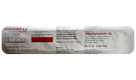 Enoxyprin 0.4 Injection image Enoxyprin 0.4 Injection image