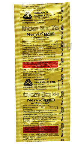 Nervic 1500 Tablet image