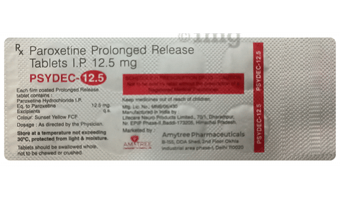 Psydec 12.5 Tablet PR image