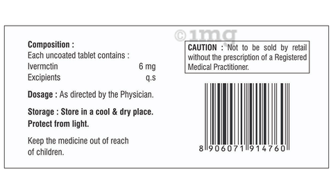 Ivertac 6 Tablet image Ivertac 6 Tablet image