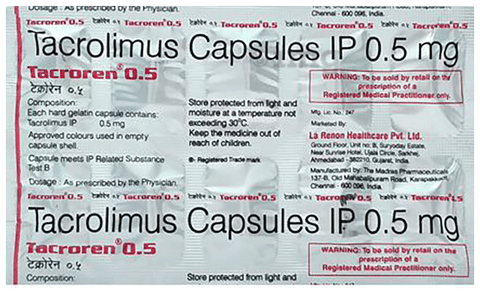 Tacroren 0.5 Capsule image