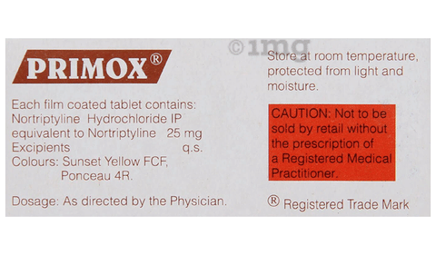 Primox 25mg Tablet image Primox 25mg Tablet image