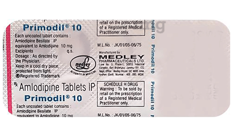 Primodil 10 Tablet image