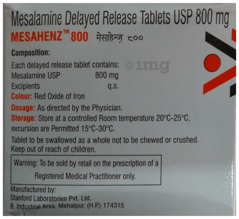 Mesahenz 800 Tablet image