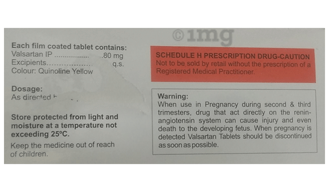 Valembic 80mg Tablet image