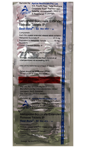 Best-Beta 50 Tablet ER image