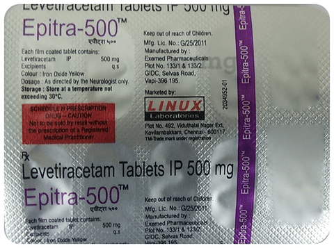 Epitra 500 Tablet image Epitra 500 Tablet image