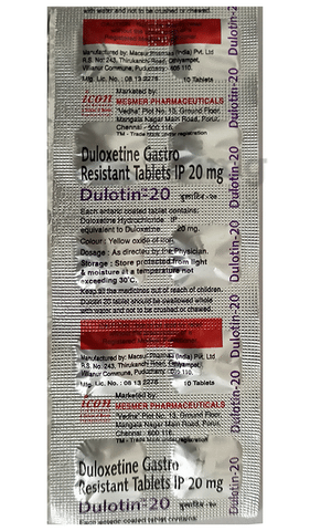 DUlotin 20mg Tablet image