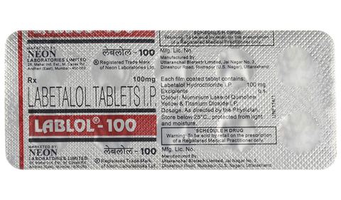 Lablol 100mg Tablet image