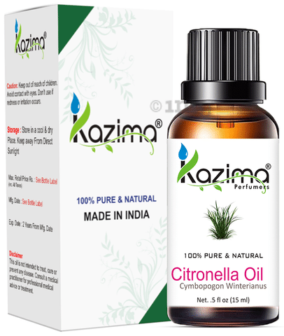 Kazima Perfumers 100 Pure Natural Citronella Oil Buy bottle of