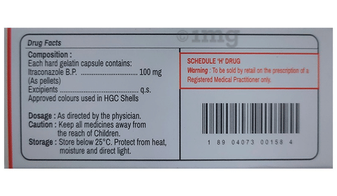 Mitraa 100mg Capsule image