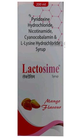 Lactosime Syrup Mango image Lactosime Syrup Mango image