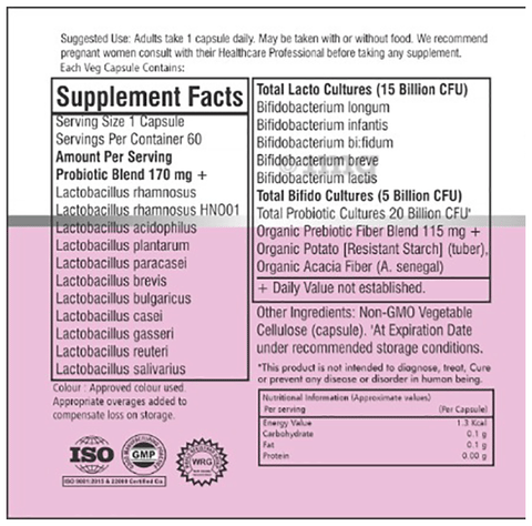 Elcon Pre & Probiotic Capsule image Elcon Pre & Probiotic Capsule image
