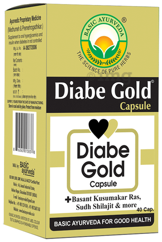 Basic Ayurveda Diabe Gold Capsule image