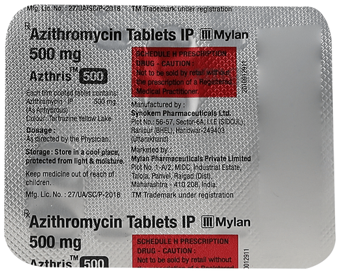 Azthris 500 Tablet image