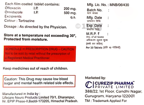 Ziflax-OZ Tablet image