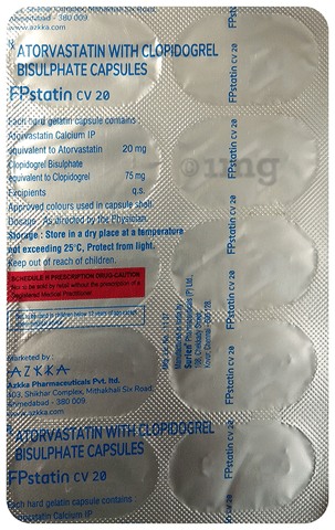 Fpstatin CV 20 Capsule image Fpstatin CV 20 Capsule image
