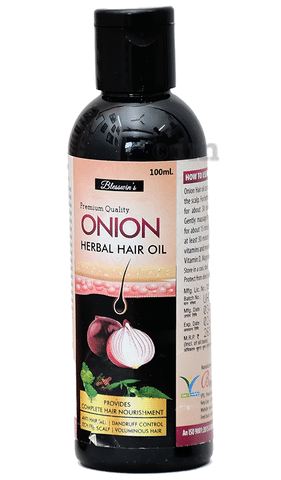 Sindhu Herbals Pure Onion Hair Oil  Organic Cold pressed Oil  Hair Fall   Dandruff