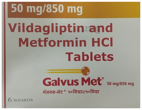 Galvus Met 50mg/850mg Tablet image
