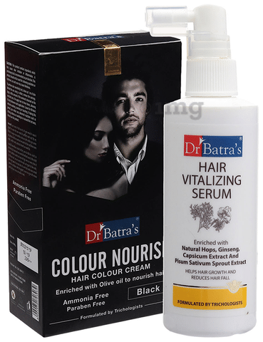 Dr Batras Herbal Hair Color Cream with Natural Ingredients  Black at Rs  999pack  Herbal Hair Colour in Delhi  ID 2848949247412