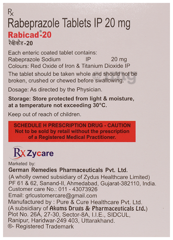 Rabicad 20 Tablet image Rabicad 20 Tablet image