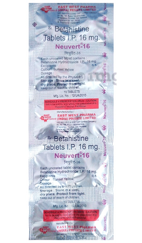 Neuvert 16mg Tablet image