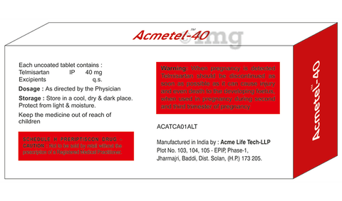 Acmetel 40 Tablet image