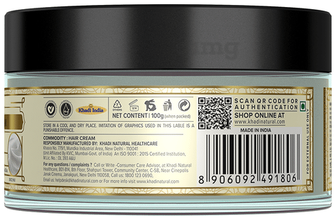 Khadi Naturals Herbal Protein Hair Cream: Buy jar of 100 gm Cream at best  price in India | 1mg