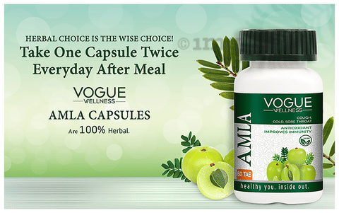 Vogue Wellness Amla Tablet image Vogue Wellness Amla Tablet image