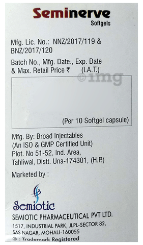 Seminerve Softgel Capsule image