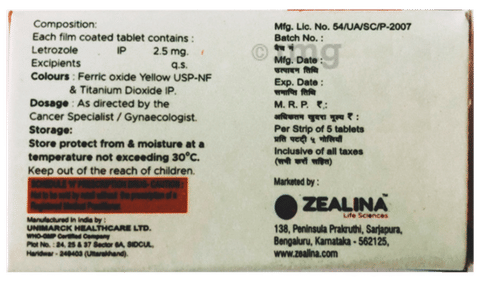 Letzol 2.5 Tablet image