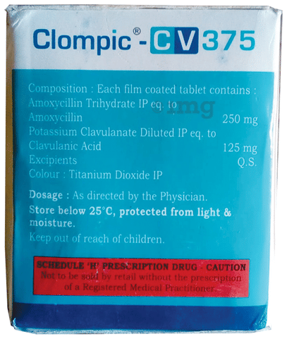 Clompic-CV 375 Tablet image