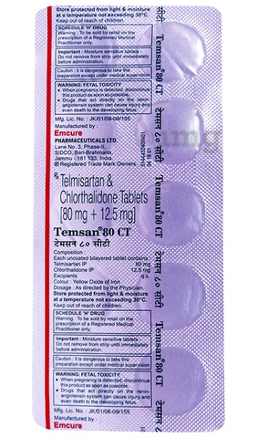 Temsan 80 CT Tablet image