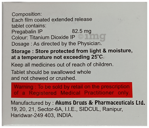 Gabawin-ER 82.5 Tablet image Gabawin-ER 82.5 Tablet image