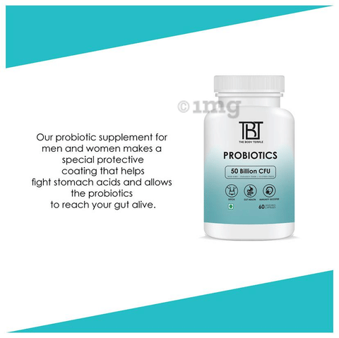 The Body Temple Probiotics 50 Billion CFUs Vegetarian Capsules