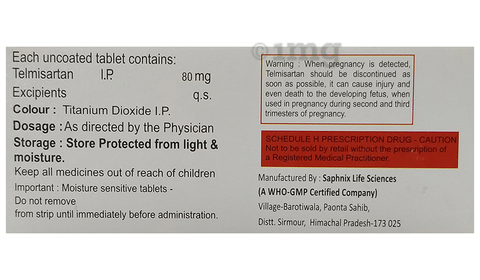 Telmecaid 80 Tablet image