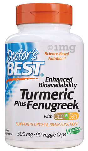 Doctor's Best Enhanced Bioavailability Turmeric Plus ...
