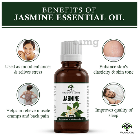 Jasmin Essential Oil - 100% Natural & Pure Undiluted - 15ml