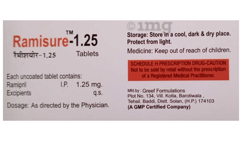 Ramisure 1.25 Tablet image Ramisure 1.25 Tablet image