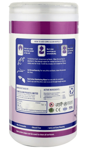 Core Clean Surface Wipes (100 Each) Lavender image